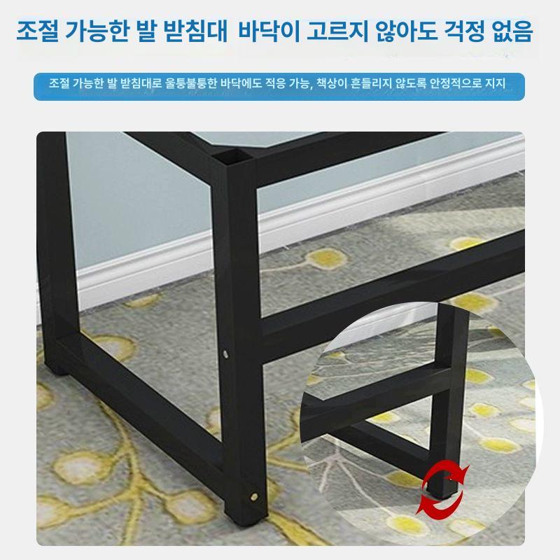 원목 다이닝 테이블 철제 프레임 대리석 상판 카페 식탁 북유럽 스타일 - 상세 이미지 4