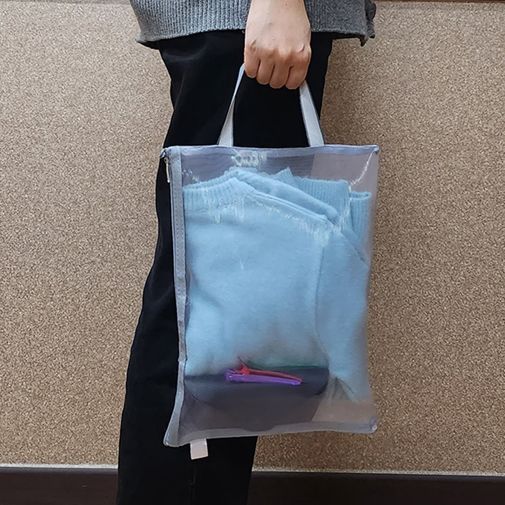 그물파우치 그물망 파우치 손잡이 메쉬주머니 - 상세 이미지 2