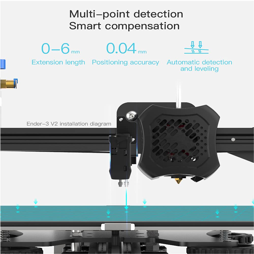 32비트 V4.2.2/V4.2.7 메인보드 3D 프린터로 Ender 3 V2 /Ender Pro Max 5 /CR 10에 호환되는 공식 CR 터치 자동 침대 레벨링 센서 키트 - 상세 이미지 3