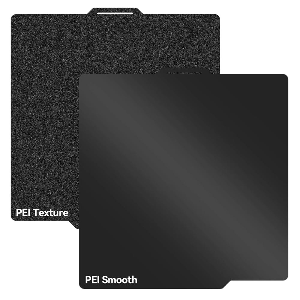 밤부 랩 P2S / P1S P1P X1C X1E A1 3D 프린터용 UniTak3D PEI 빌드 플레이트, 257x257mm 양면 매끄럽고 질감이 있는 온열 침대, 스프링 강판, - 상품 이미지