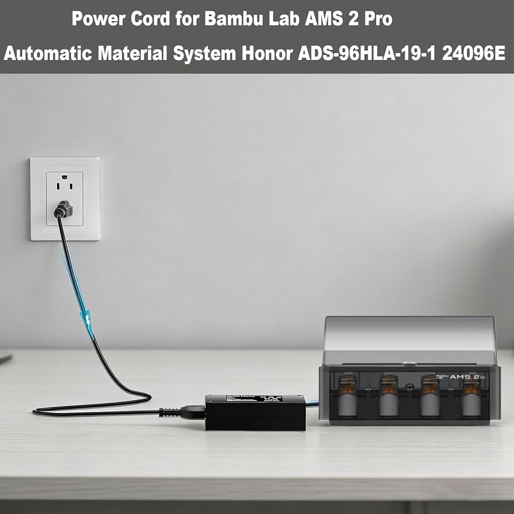 밤부 랩 AMS용 AMS 2 프로 스위칭 어댑터 24V 전원 ADS-96HLA-19-1 24096E 공급 코드 충전기와 호환됨 - 상세 이미지 3