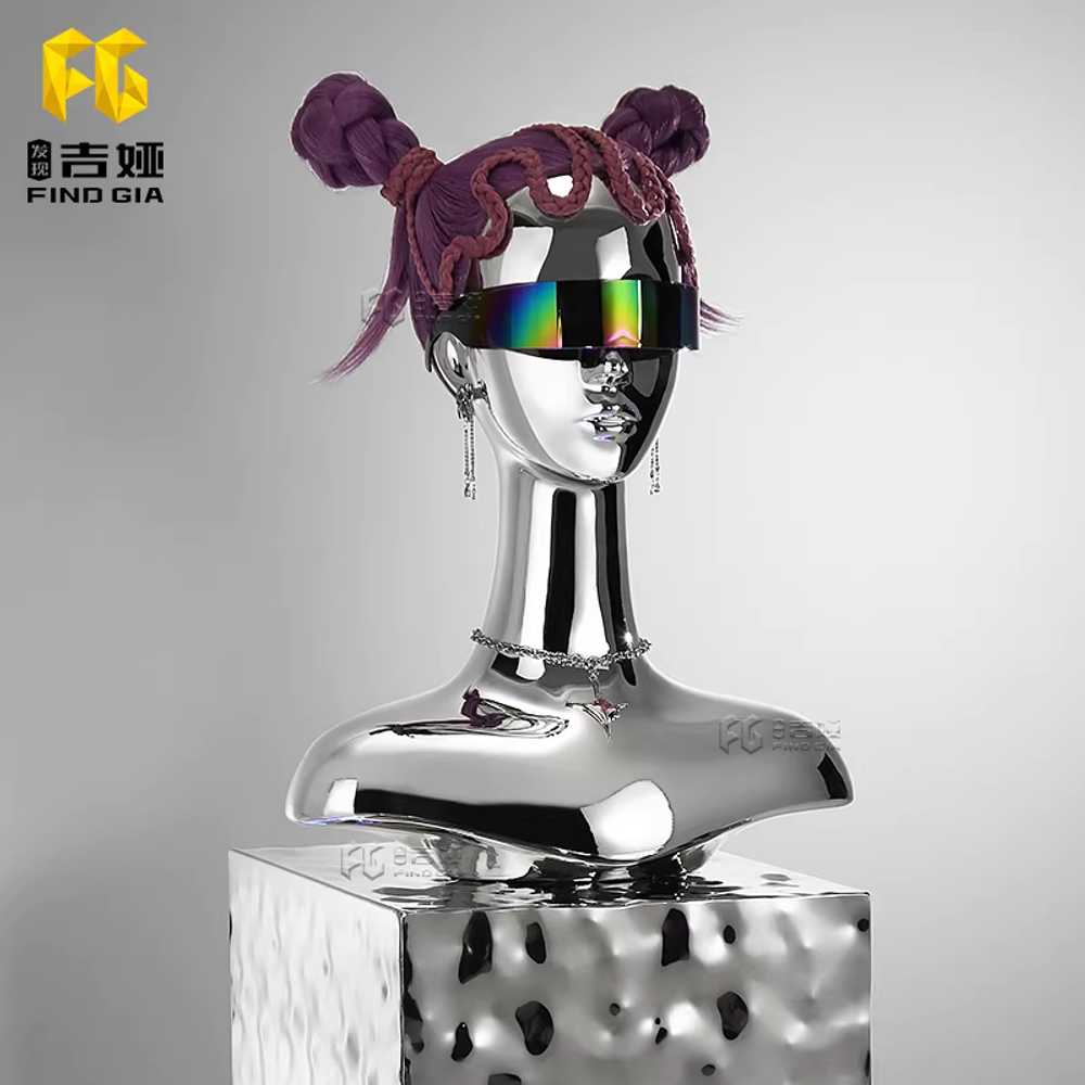 두상 마네킹 가발틀 헤드 모델 모자 스카프 브래킷 DT030-1 - 상세 이미지 2