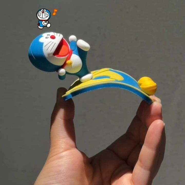 도라에몽 휴대폰 거치대 받침대 사무실 드라마 유튜브 보는 장식 도라에몽 휴대폰 거치대-곡선형 허리 - 상세 이미지 5