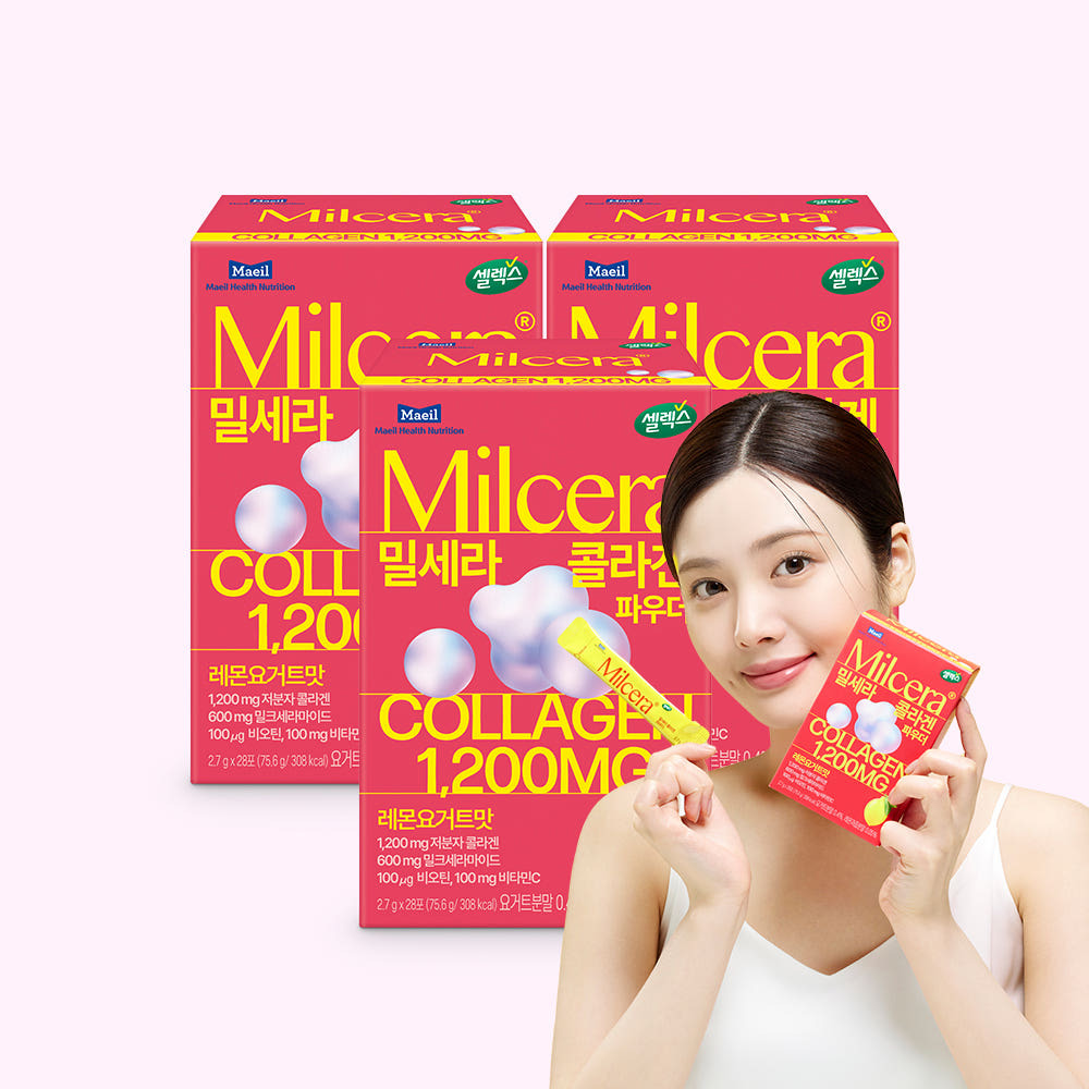 셀렉스 밀세라 콜라겐 파우더 스틱 28포, 3개 제품 이미지