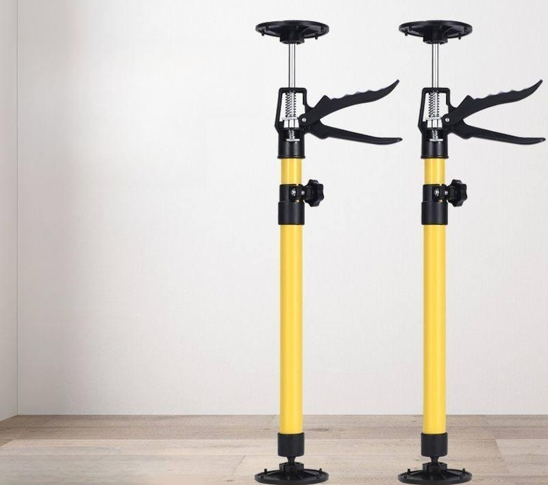 막대 천정 지지대 받침대 리프트 높이조절 천장 고정봉 115-295cm 긴 문틀 설치용 (1개) - 상품 이미지