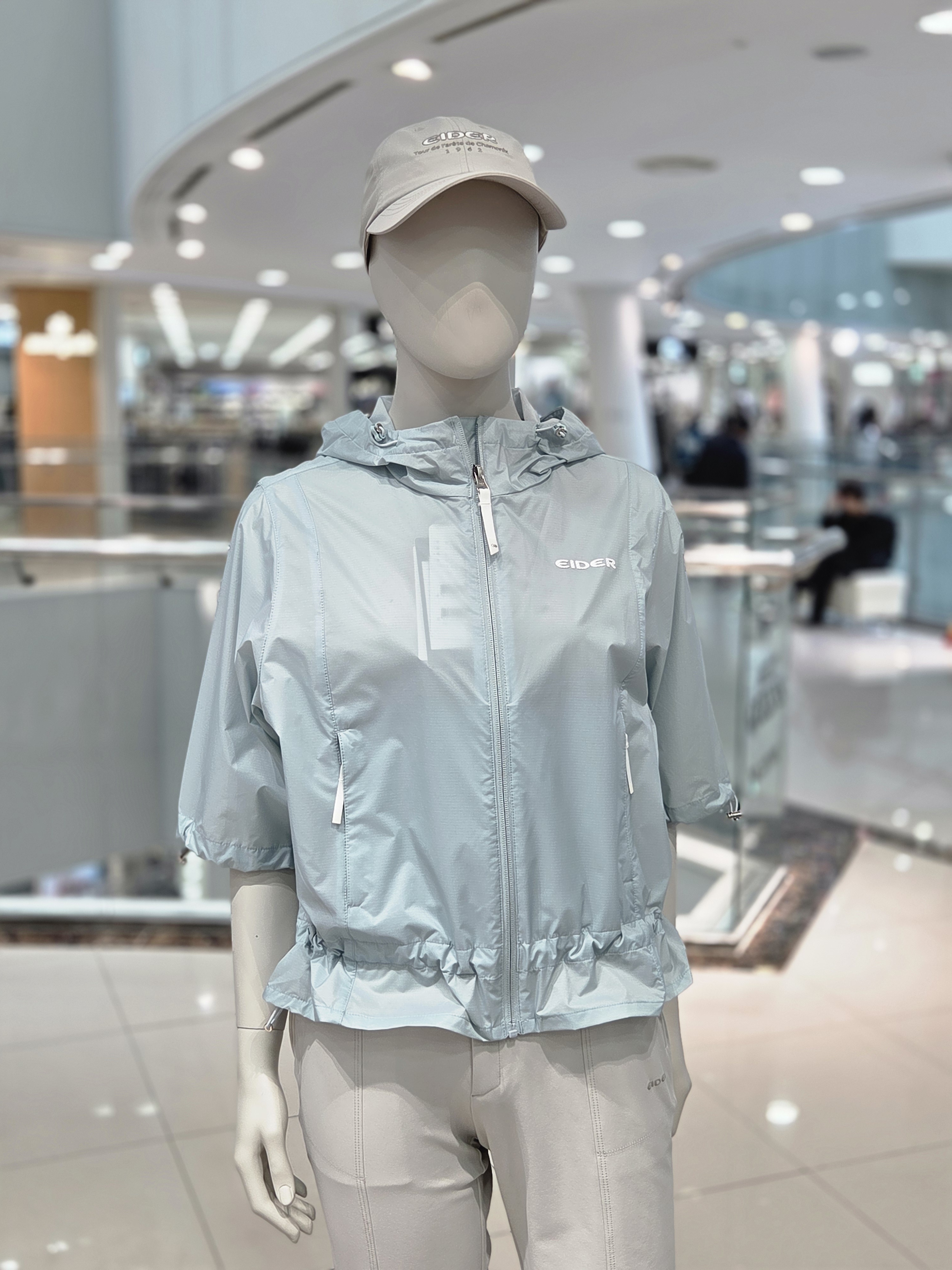 아이더 여성 7부 자켓 여름 등산 아웃도어 바람막이 WM25165 - 상품 이미지