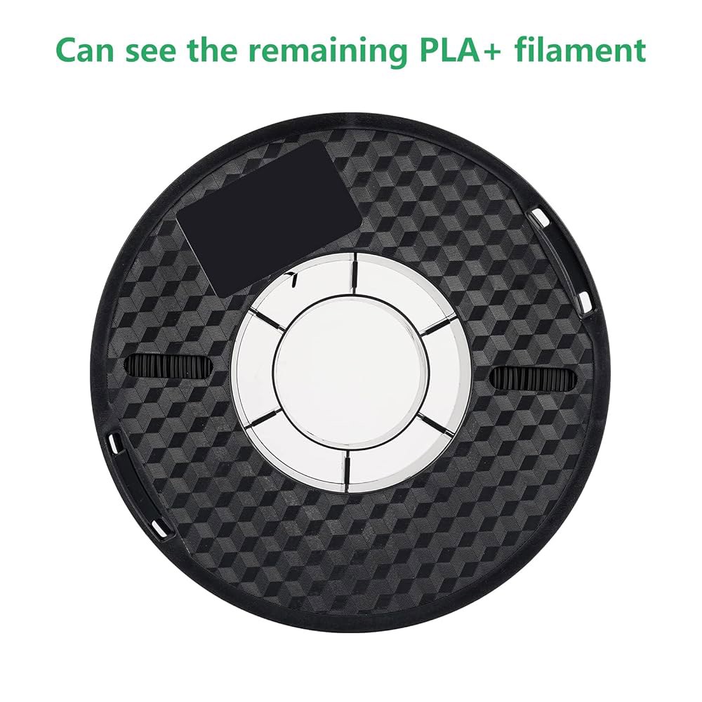 킹룬 PLA 플러스 PLA+ 3D 프린터 필라멘트, 치수 정확도 + /- 0.03mm, 1kg 스풀(2.2파운드), 1.75mm 블랙 2 10 1kg Grey PETG - 상세 이미지 2