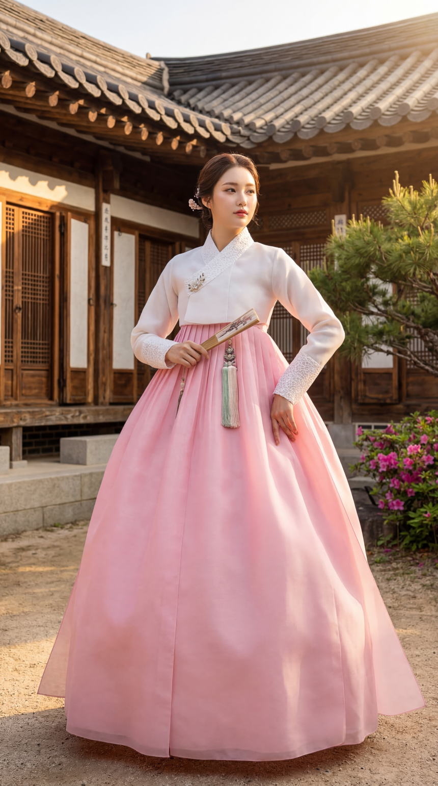 한복대여 은가비한복 청담스타일3 결혼식 여자 하객 혼주 가족 - 상세 이미지 2
