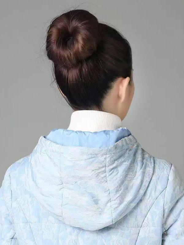 패딩 플리스 알파카 스카프 페이크퍼 퍼 아우터 카라 머플러 후리스 교체 후드 링 - 상세 이미지 5