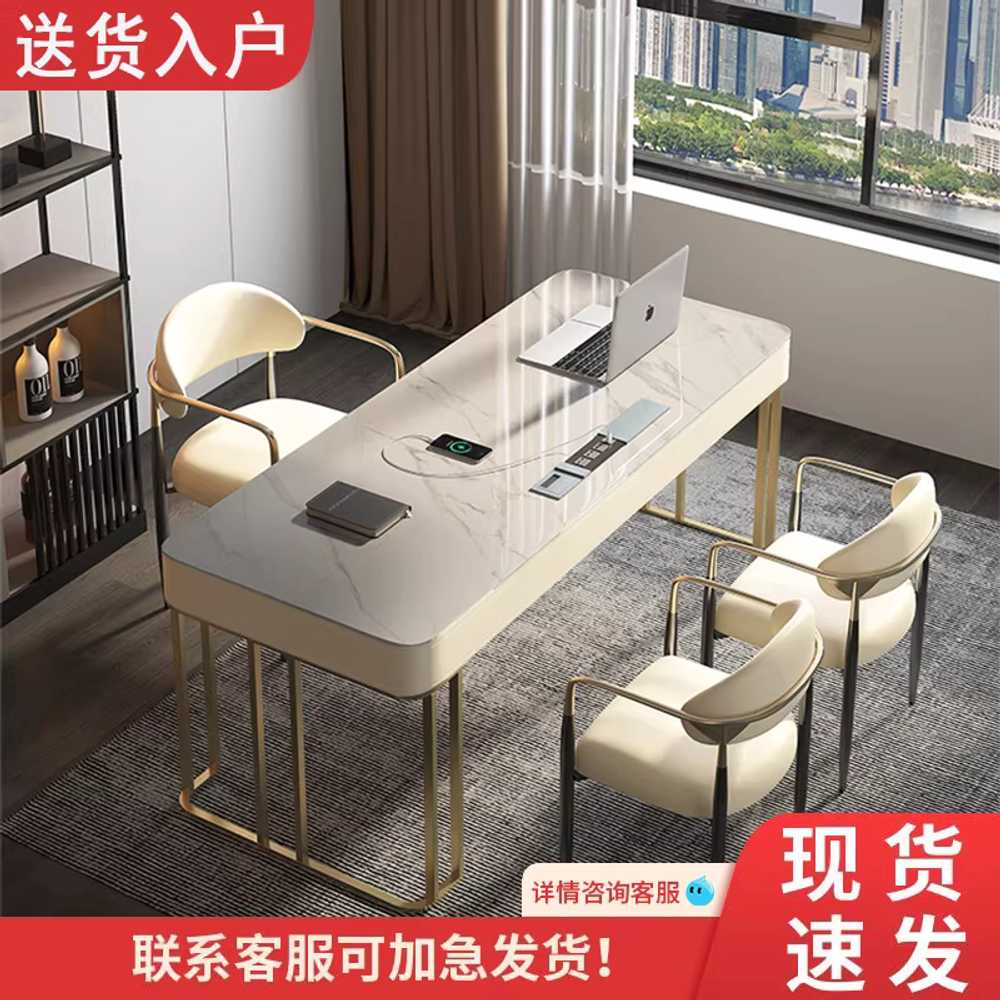 임원용 테이블 사무실 서재 컴퓨터 노트북 작업 책상 100x60x75 - 상세 이미지 2