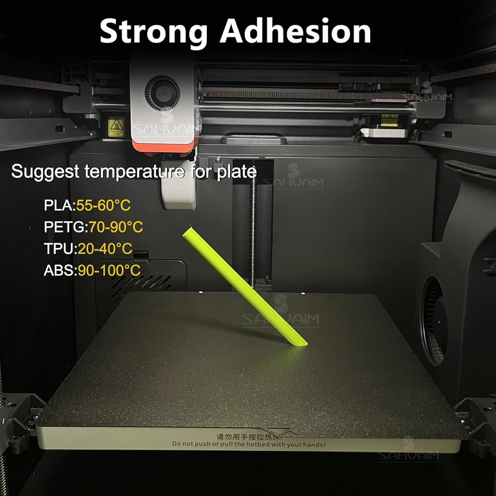 264 x 276MM Kobra S1 빌드 플레이트, Anycubic / Combo Ace Pro 3D 프린터용 양면 텍스처 골드 PEI, 스프링 강판 플랫폼 탈착식 가열 침대. - 상세 이미지 2