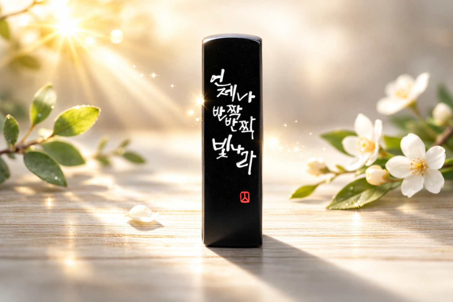수제도장 언제나반짝 인감도장 캘리 아기 선물 - 상품 이미지