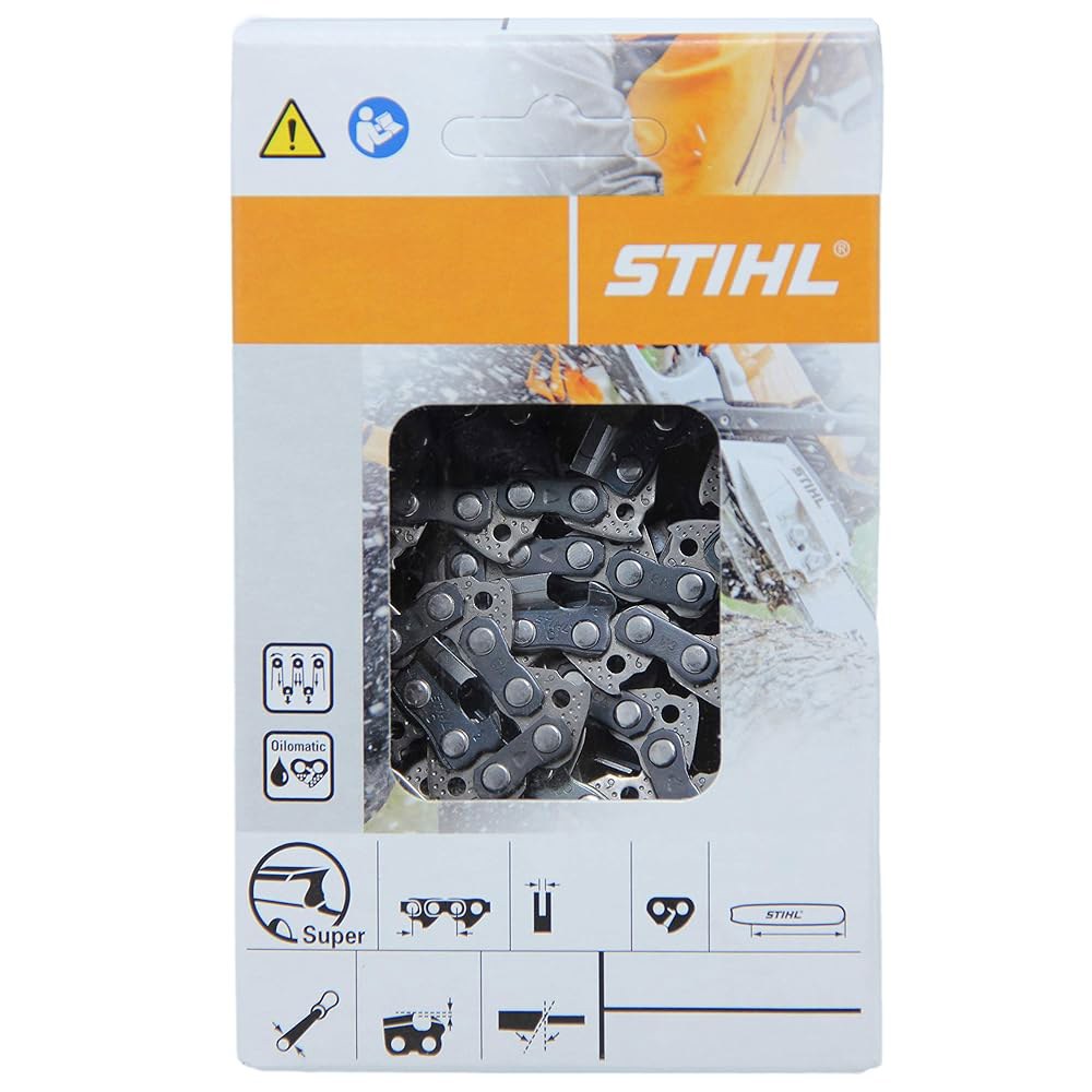 Stihl 26 RS 74 전기톱 체인 래피드 슈퍼 18인치 바 .325, 피치, 1.6mm /.063 게이지(36390000074) - 상품 이미지
