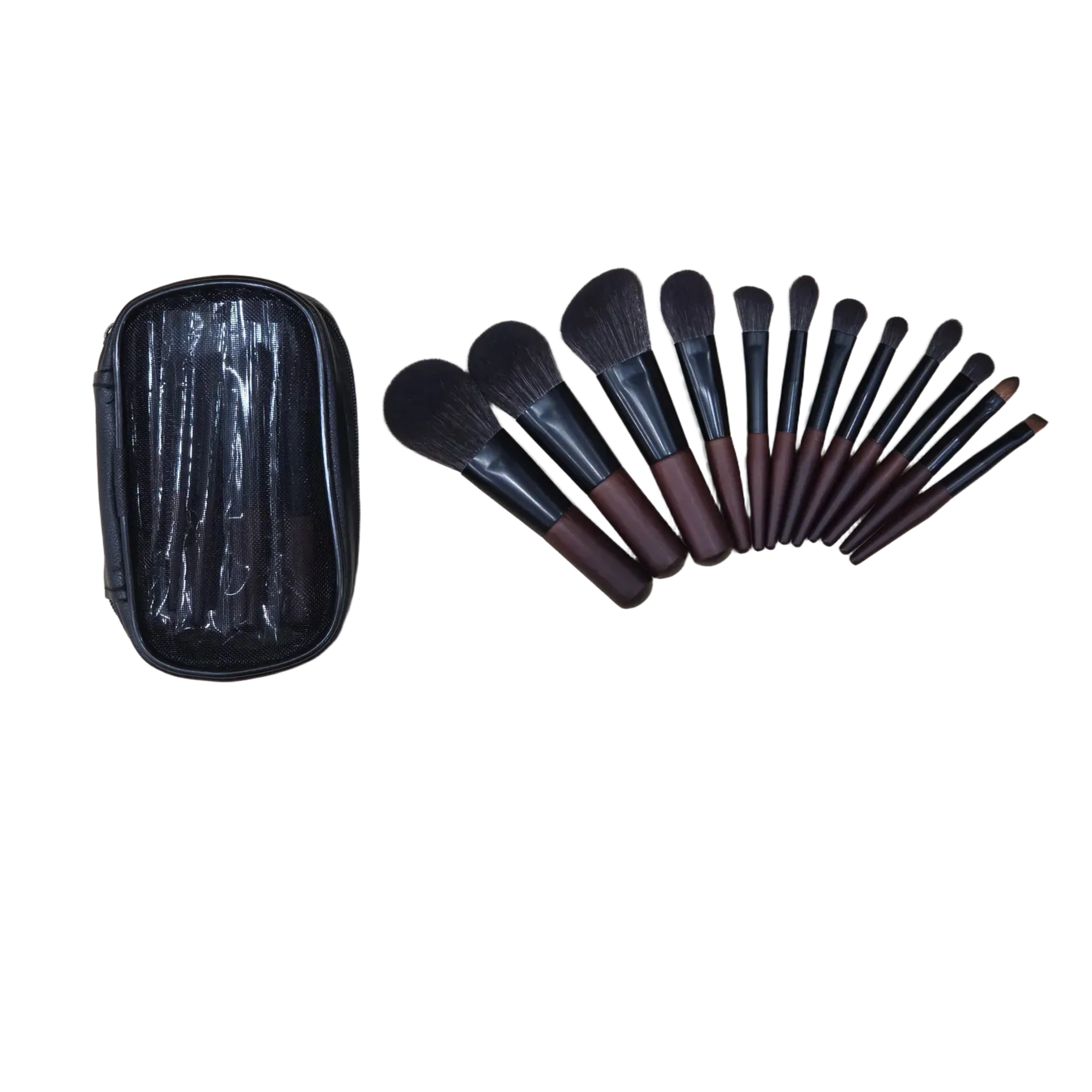 퍼스트원 여행용 매쉬 브러쉬세트 12pcs 2컬러 - 상세 이미지 2