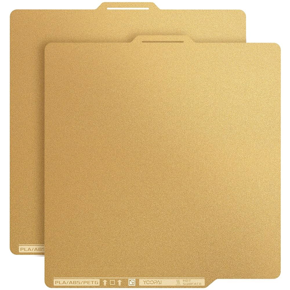 YOOPAI 텍스처 빌드 플레이트 257x257mm, 식별 코드가 있는 양면 PEI 시트, 밤불랩 A1 /X1C /P1P /P1S /X1E 3D 프린터용 프린터 침대 플랫폼용 2P - 상품 이미지