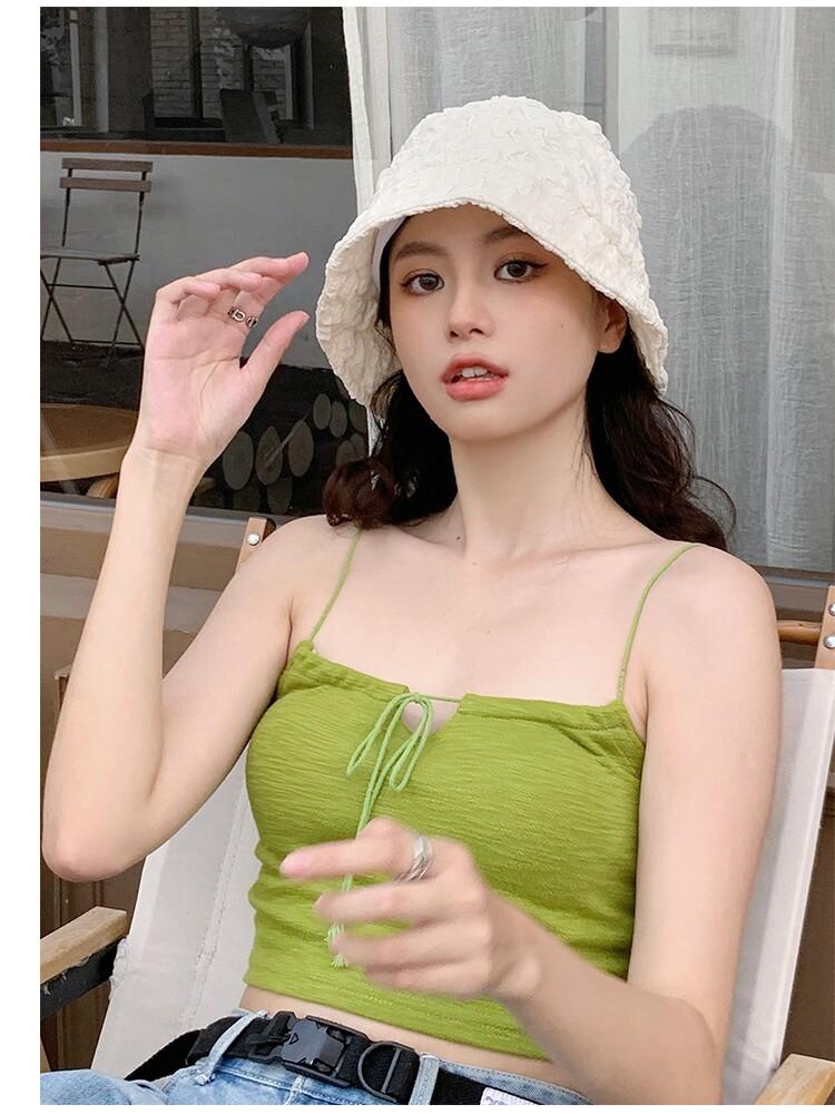 가발달린모자 항암가발 항암모자 펌헤어 여성용 블랙 햇 + 냉브라운 숏 롤 이미지 7