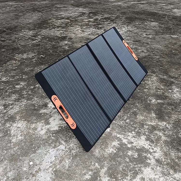 캠핑 휴대용 태양광 배터리 충전 패널 고속 보조 듀얼 200W 4단 7.2A 11.2A 1kWh 0mAh - 상품 이미지