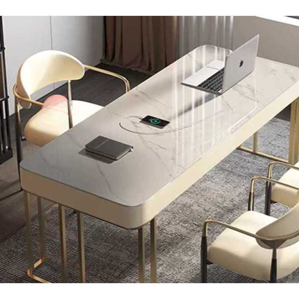 임원용 테이블 사무실 서재 컴퓨터 노트북 작업 책상 100x60x75 - 상품 이미지