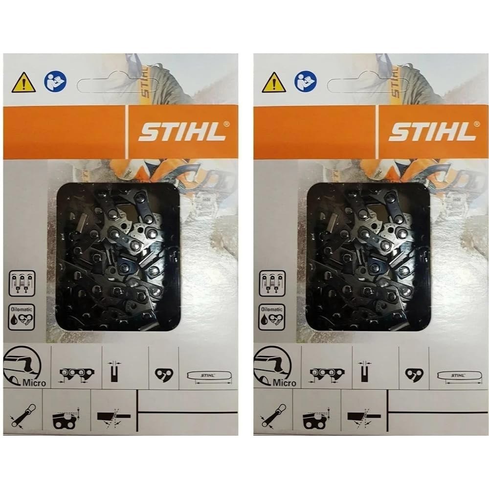 Stihl 2 팩 26RM3 68 드라이브 링크스 래피드 마이크로 전기톱 체인 18인치 .325 피치 .063 게이지(MS 250용) - 상품 이미지