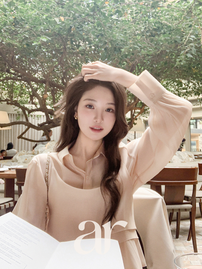 뷔스티에 블라우스 세트 st3054 이미지 2