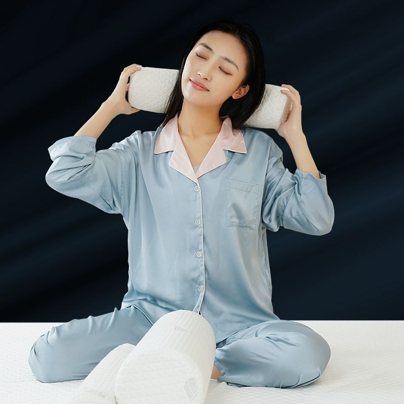 목에좋은베개 꿀잠상품 둥근 머리 베개 느린 리바운드 부드러운 메모리 인생베개 낮은베개