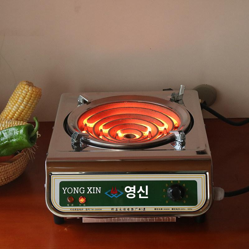 전기 핫플레이트 2000w 3000w 인덕션 열판 사각 플레이트 미니 레인지 - 상세 이미지 2