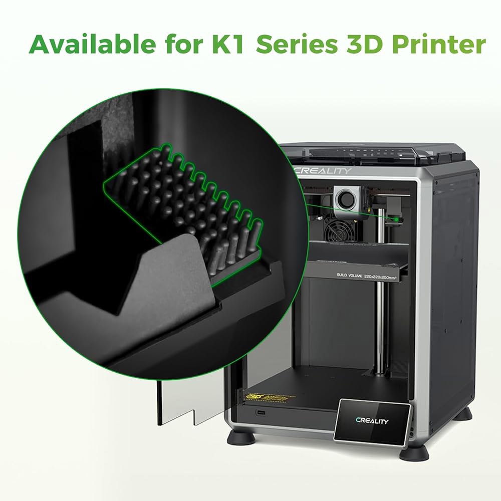 크리알리티 공식 K1 / Max K1C SE 멀티컬러 CFS 업그레이드 키트 노즐 와이퍼 어셈블리, 시리즈 3D 프린터용 마우스 와이프 스트립, 표면 필라멘트 청소를 위한 오리지널 - 상세 이미지 3