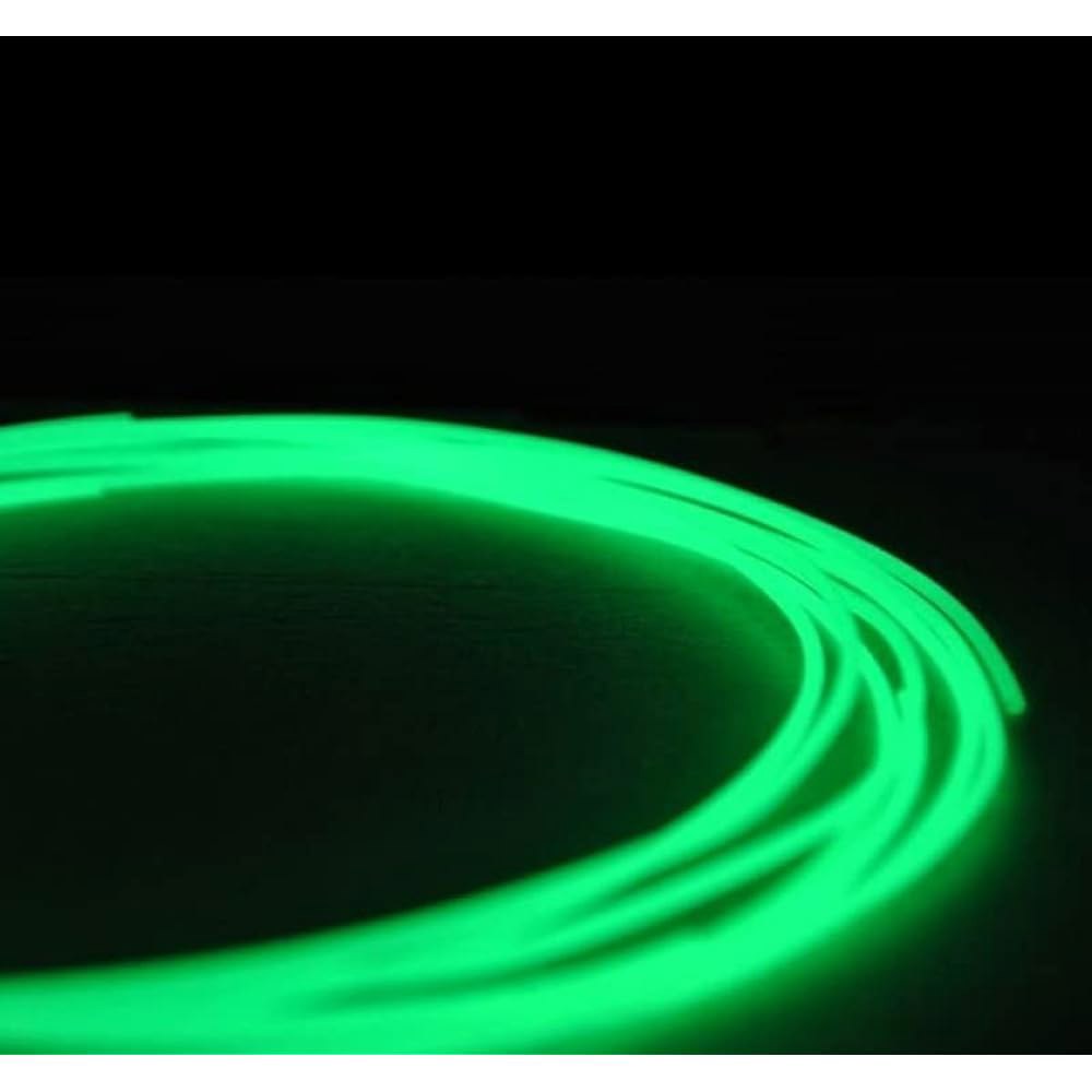 3D 펜 PLA 필라멘트 녹색 발광, 26피트 1.75mm, 어두운 녹색에서도 빛납니다 - 상세 이미지 2