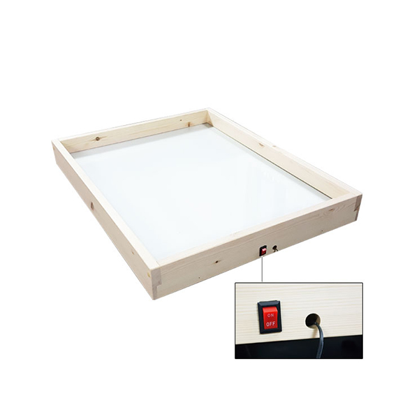 샌드라이트 콤팩트 65x50 샌드아트 라이트박스 모래놀이상자 LED 테이블 밝기조절 이미지 7