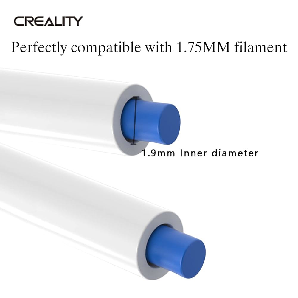 CR 공식 PTFE 테프론 튜브 보우덴 1.75mm 필라멘트 3D 프린터 교체 부품 키트 엔더 오리지널 액세서리에는 튜브 1m, 노즐 4가 포함됩니다 - 상세 이미지 2