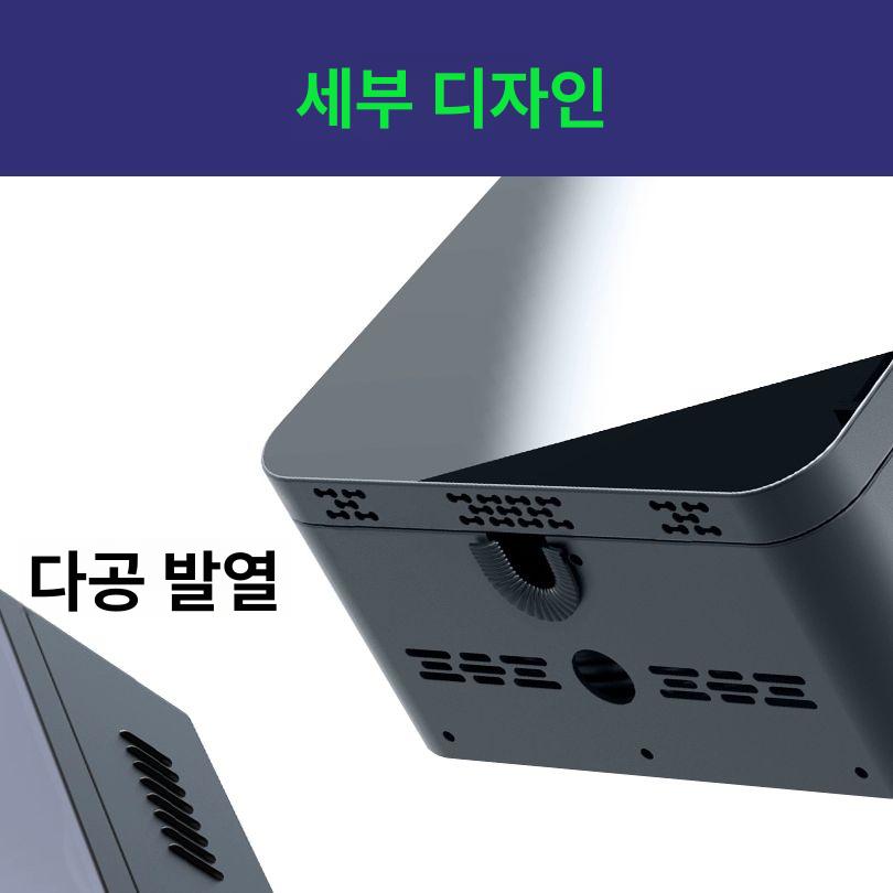 전기차충전기함 기둥 스탠드 보관함 A 주차장 케이스 키+비번 500x600x200 - 상세 이미지 4