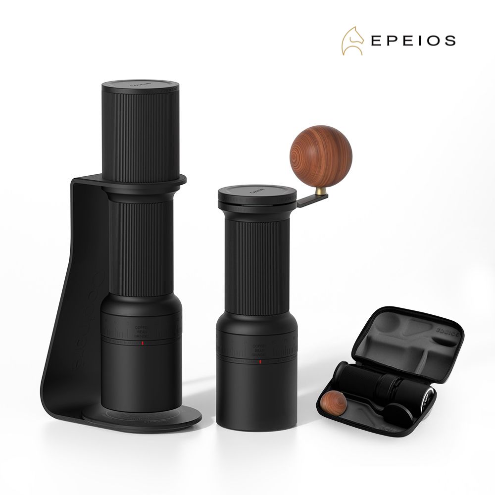 EPEIOS 에페이오스 에센스 듀오 투인원 커피 그라인더 옵시디언 블랙 - 상품 이미지