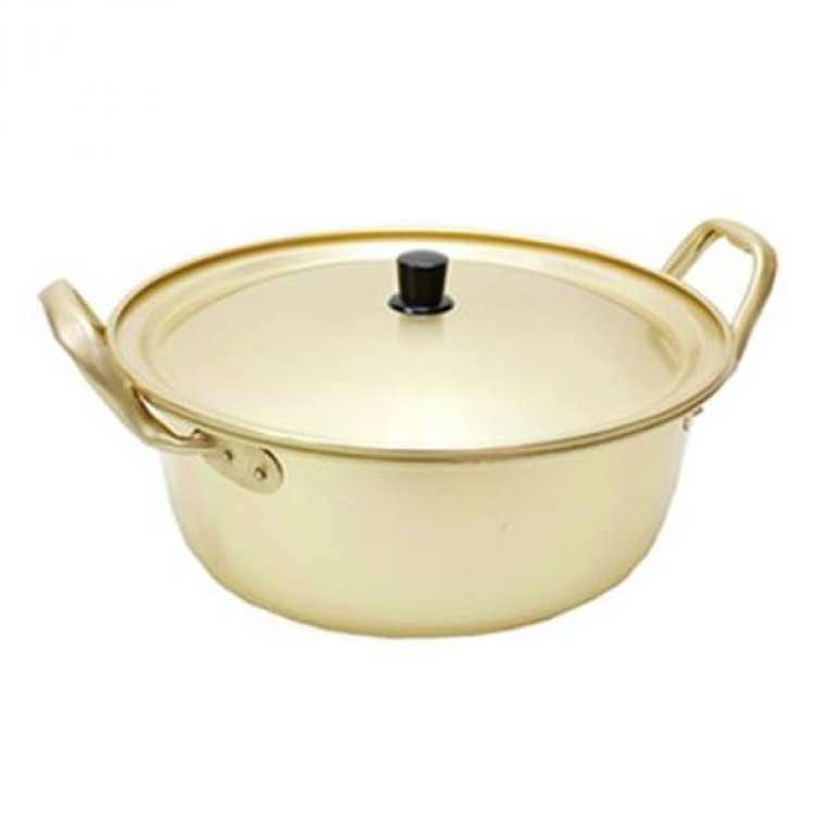 대성 황냄비 20CM 양수 라면 찌개 탕 국 양은 - 상품 이미지