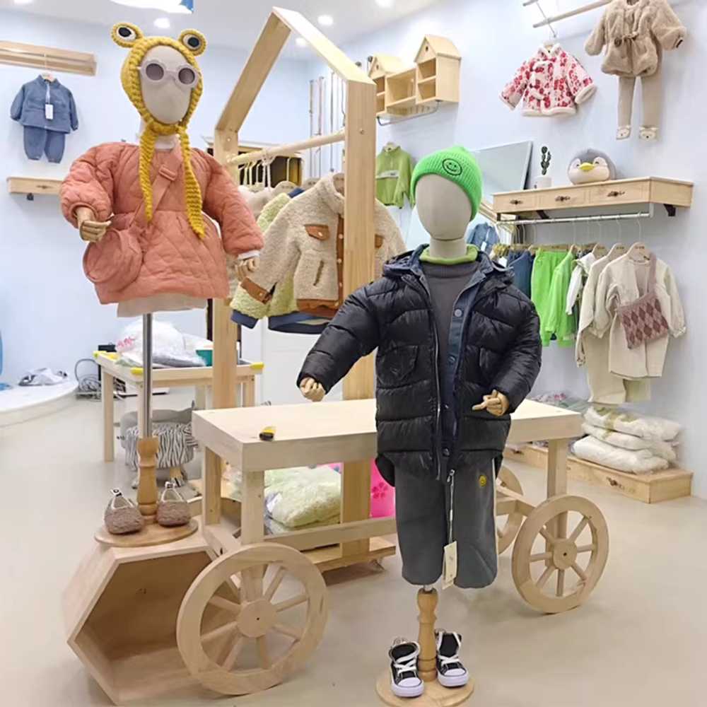 아동복 가게 마네킹 의류매장 쇼윈도 디스플레이 도구 4세 - 상세 이미지 5