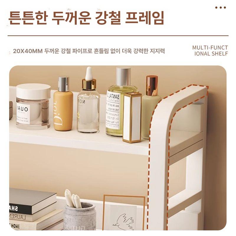 데스크탑 선반 책꽂이 공부방 2단 수납 철제 타공판 3단 60cm 103cm 16개 - 상세 이미지 4