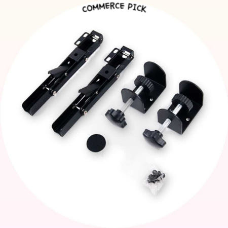 무타공 접이식 책상 선반 2개 1조 CB 확장 테이블 보조 책상 간이 테이블 커머스픽301