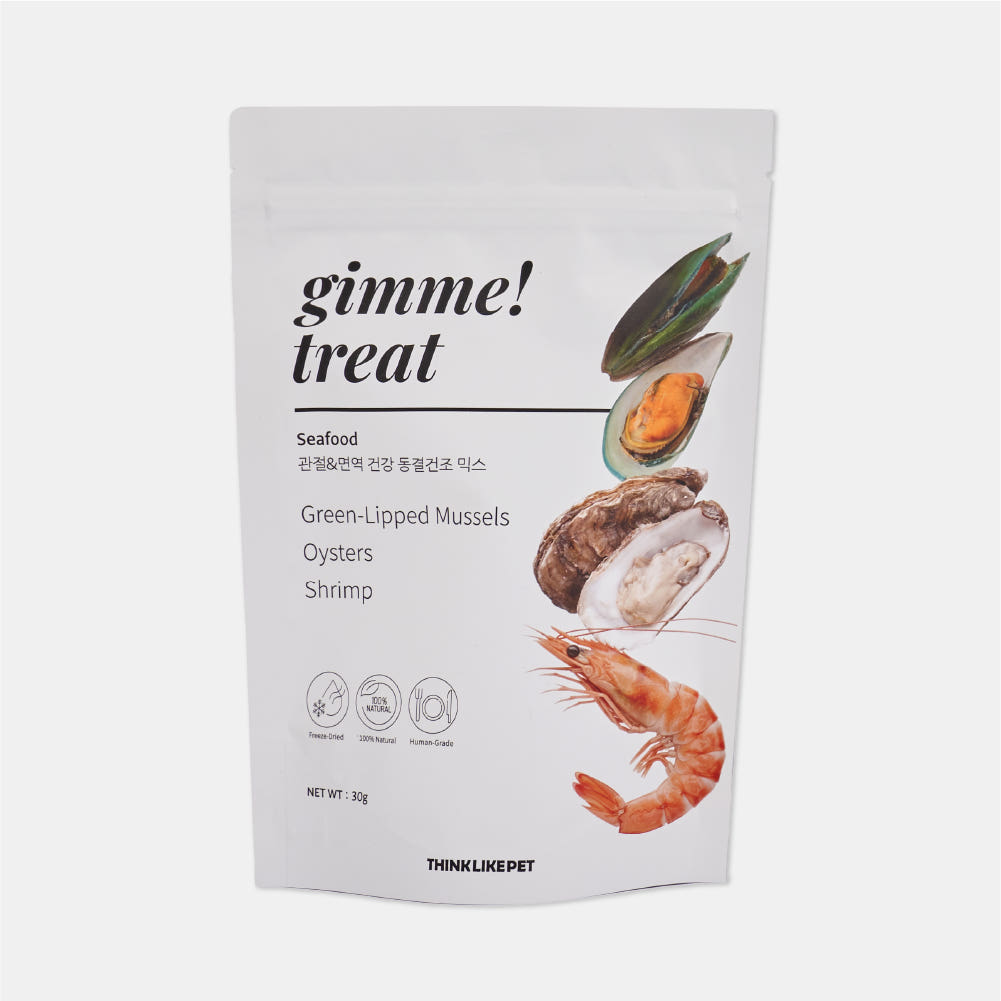 [N배송] 씽크라이크펫 김미트릿 믹스 강아지 동결건조간식 면역+관절, 30g, 1개 - 상세 이미지 3