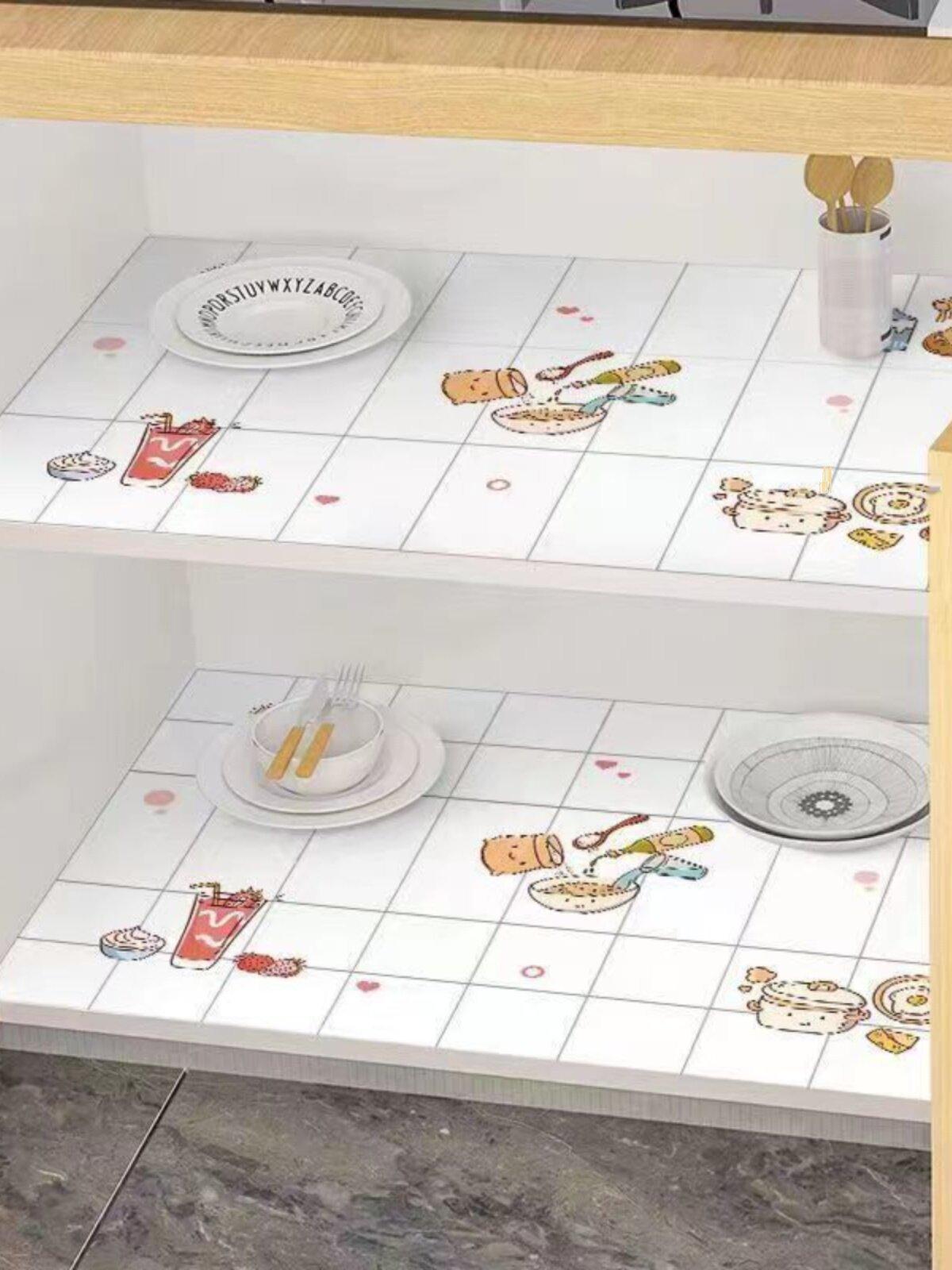 대리석 싱크대시트지 방화내열 스티커 방수 벽지 두꺼운 3단계 사계절 [3mx60cm] - 상세 이미지 2