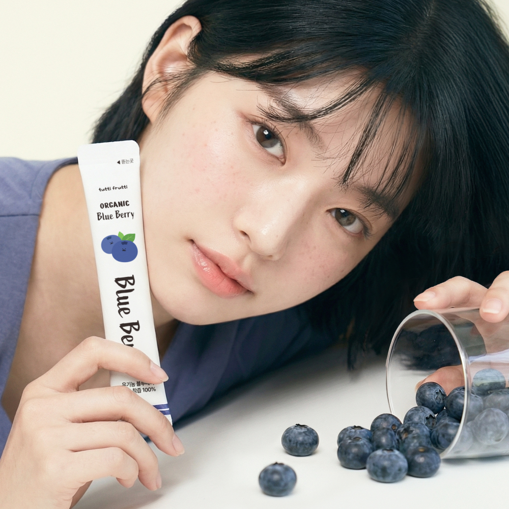 뚜띠프루티 유기농 NFC 블루베리즙 착즙 스틱 100% 20g, 14포, 1개 - 상세 이미지 3