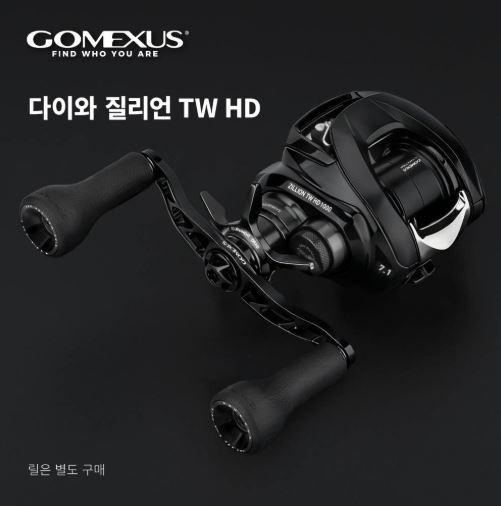 고맥서스 다이와 시마노 베이트 릴 릴튜닝 더블 핸들 질리언 AH-P24L 고멕서스 이미지 6