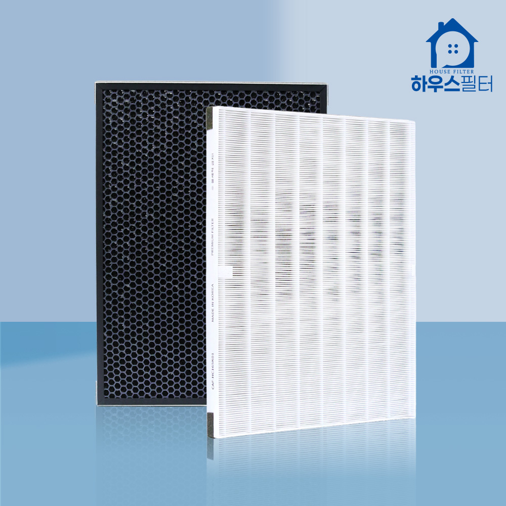 [호환] 캐리어 공기청정기 필터 중대형 55평 CAPS-F165KRAW 2세트 하우스필터 - 상품 이미지