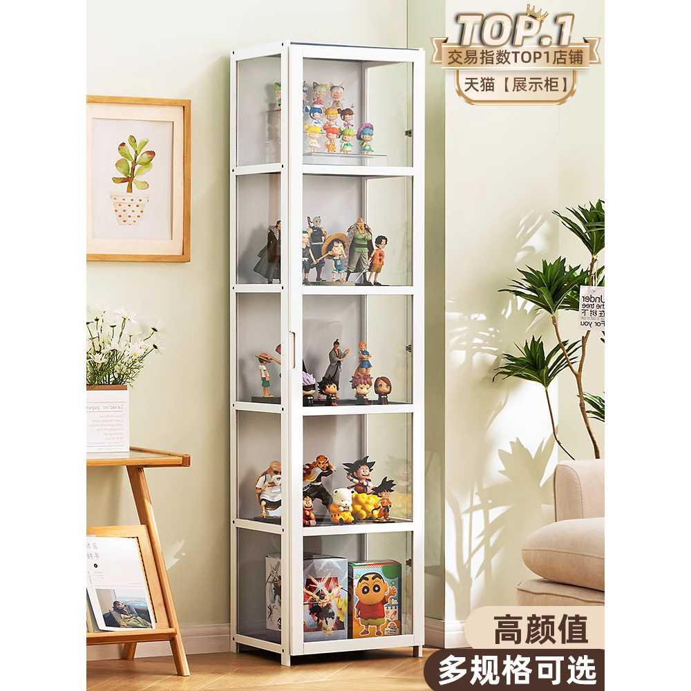 피규어 진열장 쇼케이스 디스플레이 아크릴 용 4단 캐비닛 62cm - 상세 이미지 4
