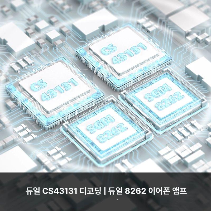 듀얼 헤드폰 dac ka13 앰프 fiio 피오 휴대용 디코딩 호환 오디오 동축 칩 - 상세 이미지 4