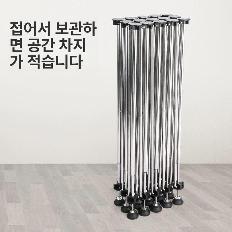 석고 작업대 다리 보드 목공 접이식 스텐 합금 6다리 고정높이 72.1cm 포함 - 상세 이미지 3