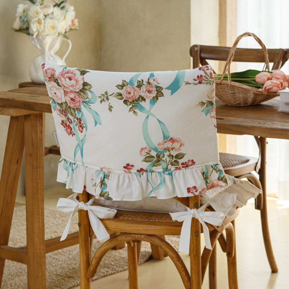 식탁 의자 등커버, 맞춤제작 등받이 리폼 천갈이 덮개 M(45x30cm), 뜨왈 블루