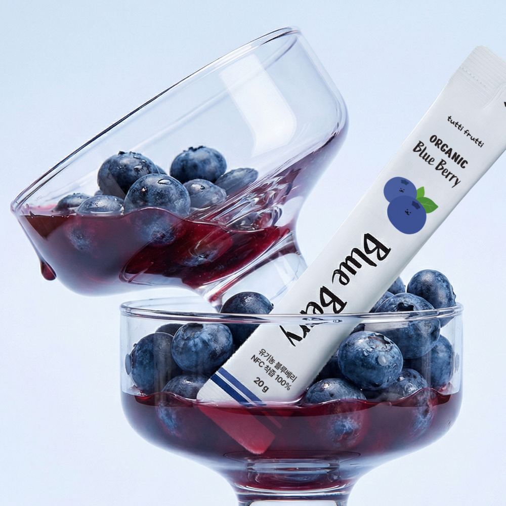 뚜띠프루티 유기농 NFC 블루베리즙 착즙 스틱 100% 20g, 14포, 1개 이미지 8