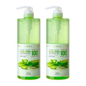 라라폴리 알로에수딩젤 대용량 알로에 펌프 수딩젤 1000ml 2개 수분 ... 솔직 후기 | 피부 타입별 분석 - 상품 이미지 1