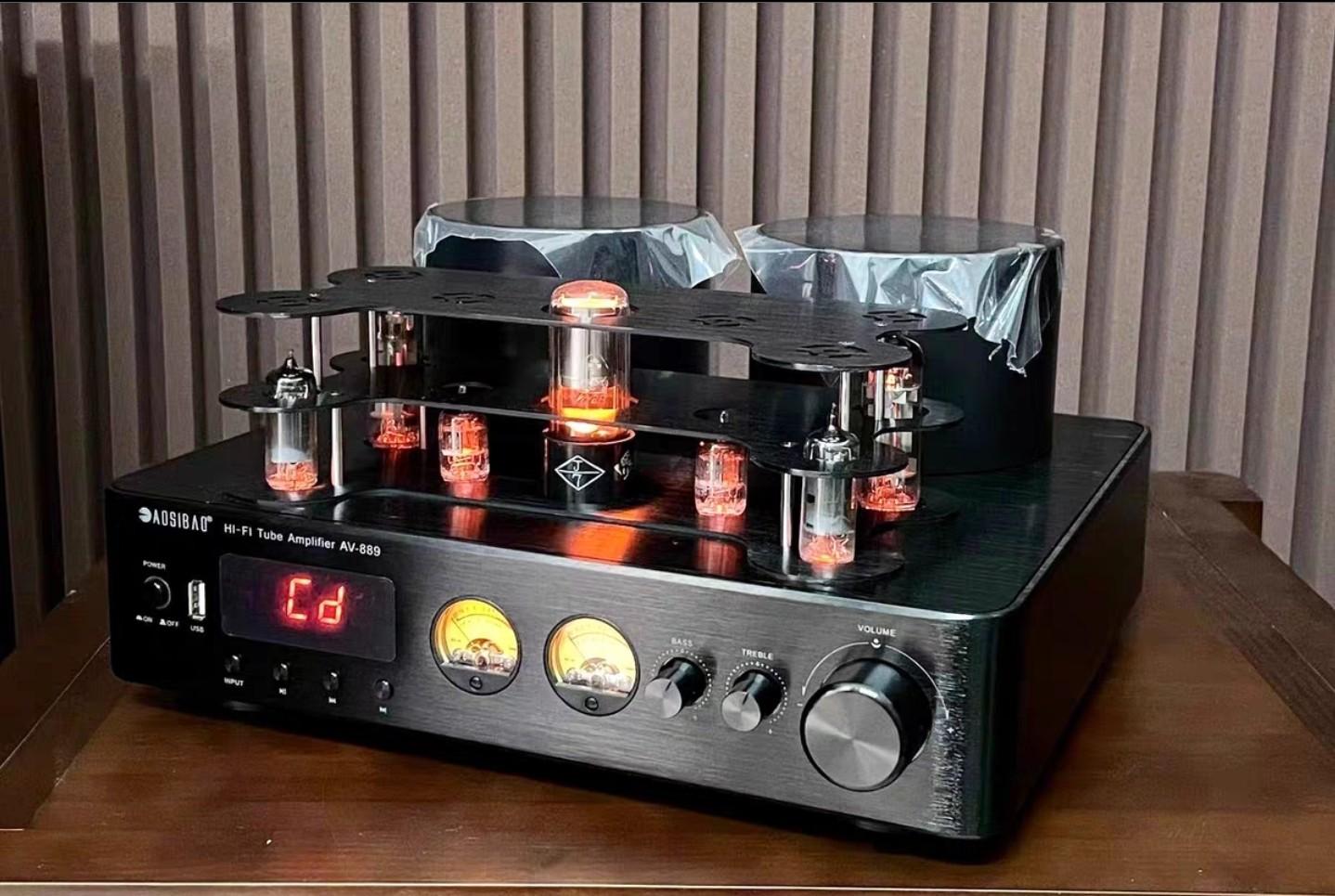 400W AV889 진공관 AV525 노브사운드 앰프 단일 항목 - 상세 이미지 4