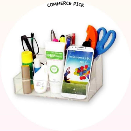 크리스탈 다용도 정리함 중 CH303 투명 수납 커머스픽301