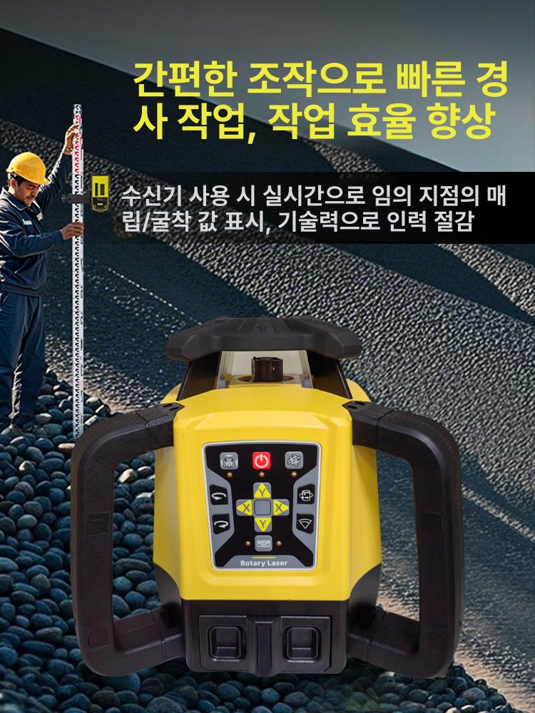 레이저레벨기 자동 셀프 조절 수평기 수직 360 라인 수신기 측정기 단계 삼각대 녹색 이미지 6